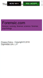 Mobile Screenshot of forensic.com