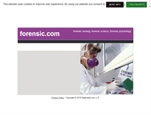 Tablet Screenshot of forensic.com